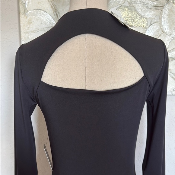 Express Black Body Contour Dress sz S - Picture 7 of 8